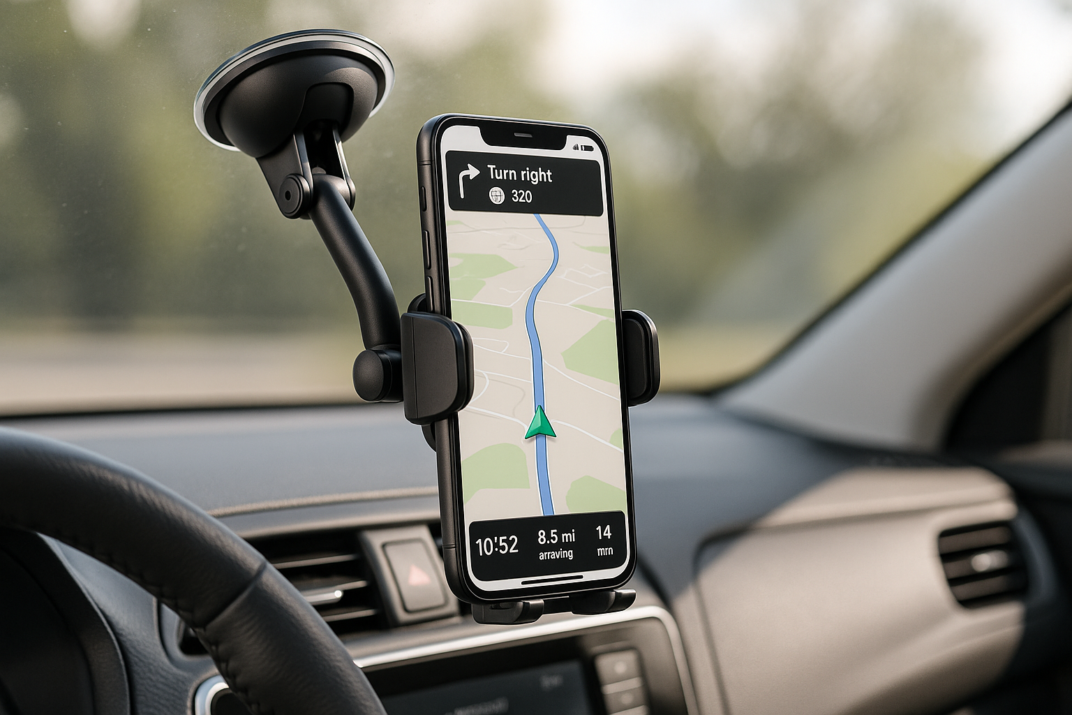 phone holder windshield suction mount