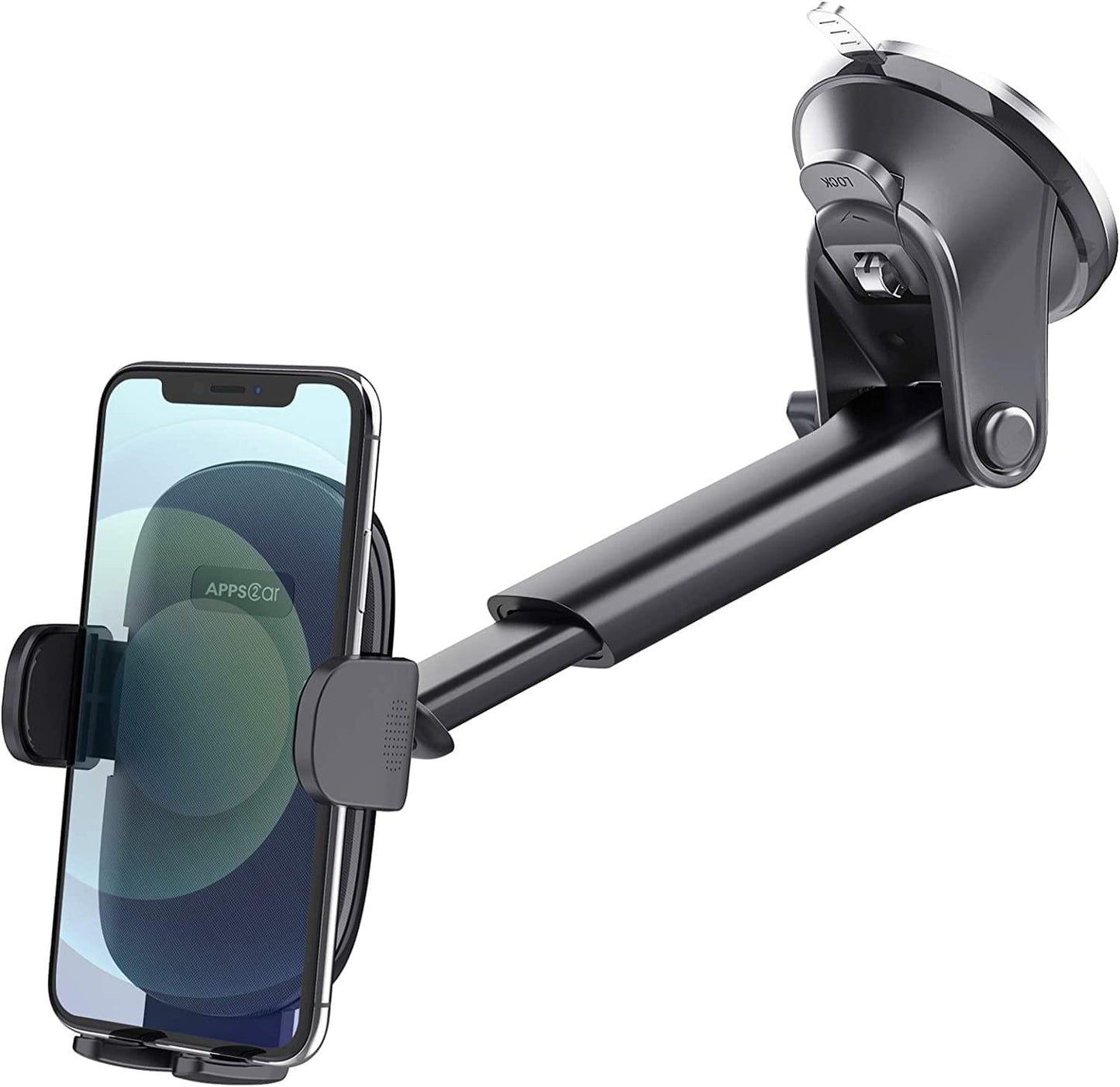 Telescopic Phone Holder Dash/Windshield Mount