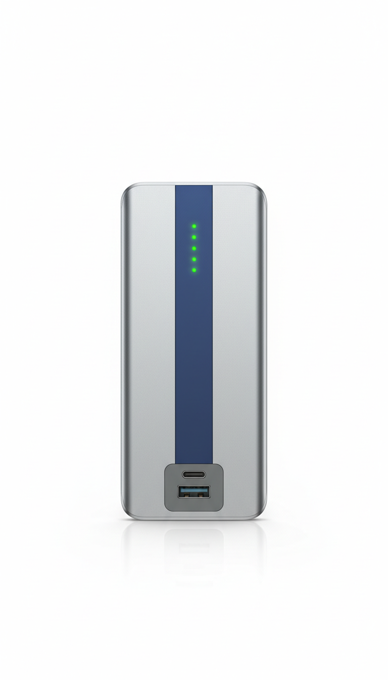 Ultra-Slim Power Bank Brushed Polycarbonate