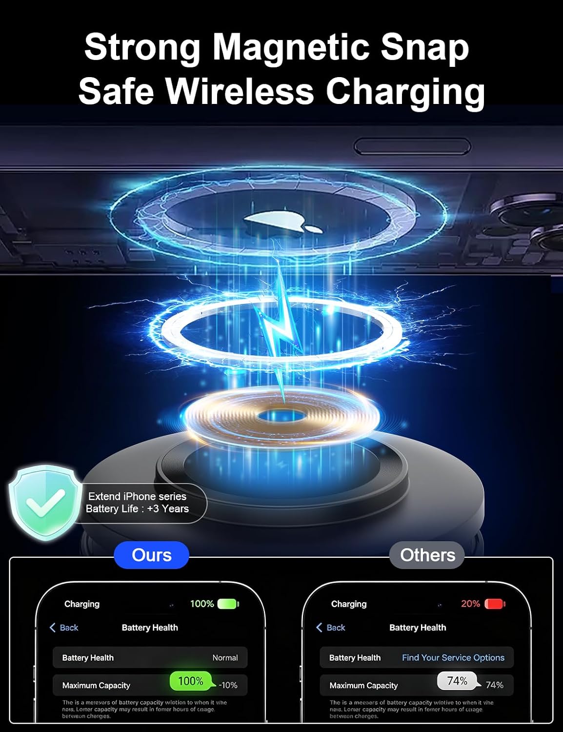 Fast 5 in 1 home charger wireless Bluetooth speaker