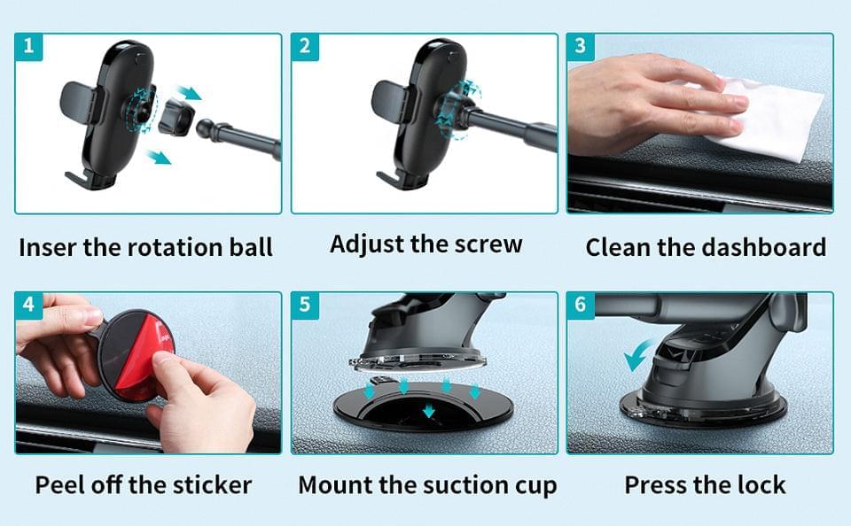 Telescopic Phone Mount